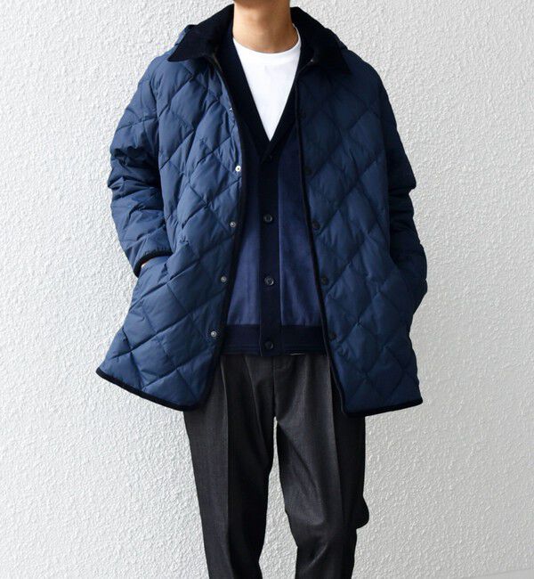 SHIPS any「【SHIPS any別注】TAION: 〈手洗い可能〉ダイヤキルト ダウン ハーフコート◇」|ダウン|