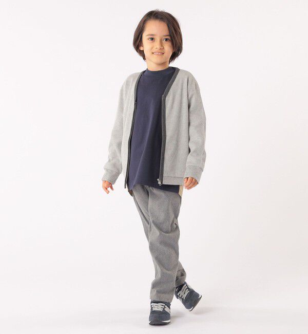 SHIPS KIDS「SHIPS KIDS:100～130cm / ワッフル カーディガン」|カーディガン|