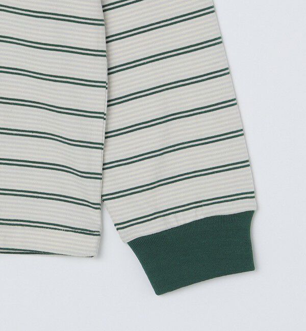 SHIPS「SHIPS: マイクロ ボーダー Tシャツ (ロンT)」|Tシャツ・カットソー|