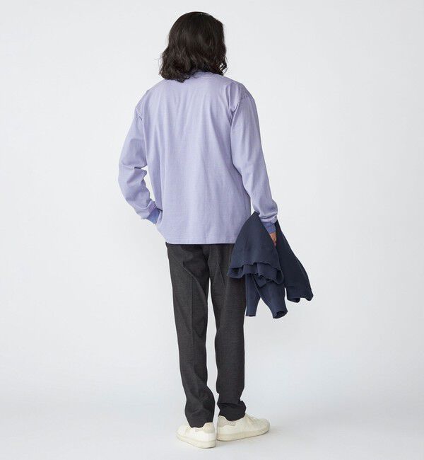 SHIPS「SHIPS: マイクロ ボーダー Tシャツ (ロンT)」|Tシャツ・カットソー|