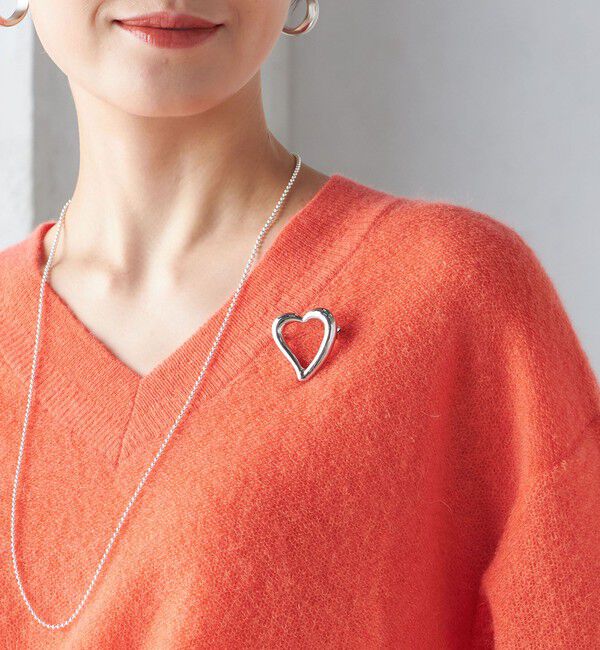 SHIPS for women「ハート モチーフ ブローチ」|ブローチ・コサージュ|