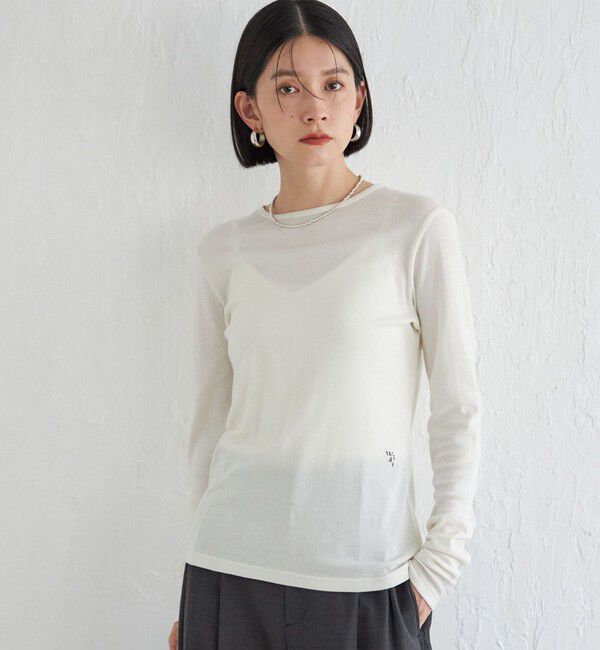 SHIPS for women「Wai＋:〈手洗い可能〉オーガニックコットン カットソー」|Tシャツ・カットソー|