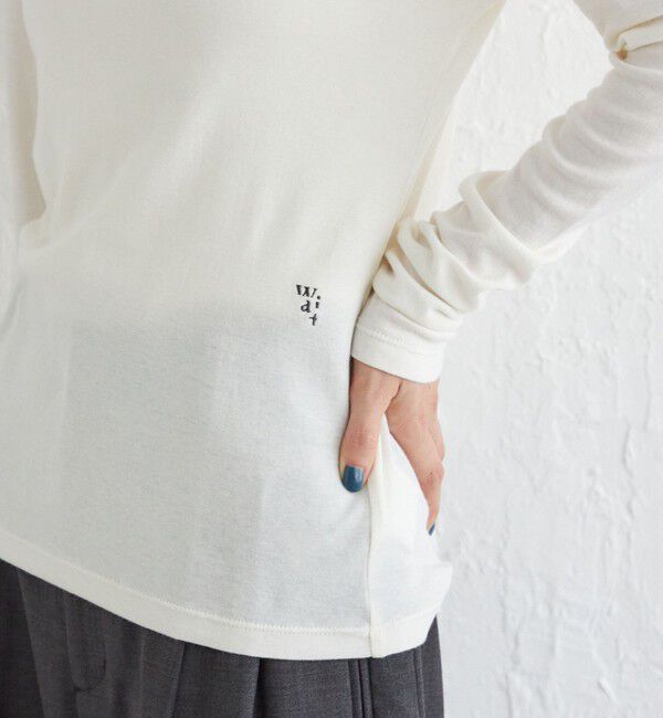 SHIPS for women「Wai＋:〈手洗い可能〉オーガニックコットン カットソー」|Tシャツ・カットソー|