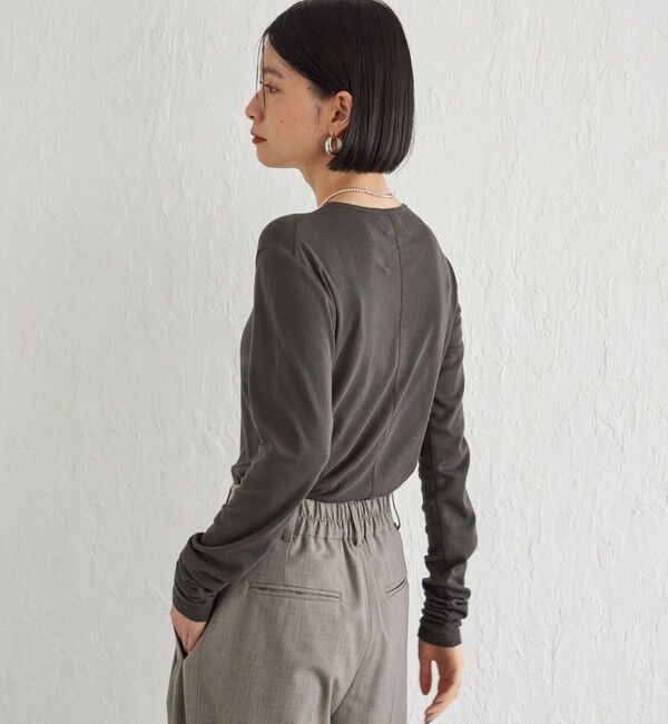 SHIPS for women「Wai＋:〈手洗い可能〉オーガニックコットン カットソー」|Tシャツ・カットソー|