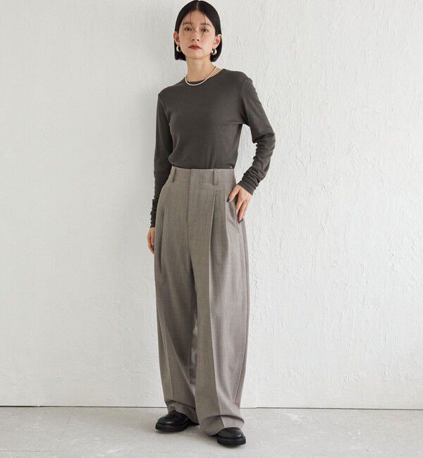 SHIPS for women「Wai＋:〈手洗い可能〉オーガニックコットン カットソー」|Tシャツ・カットソー|