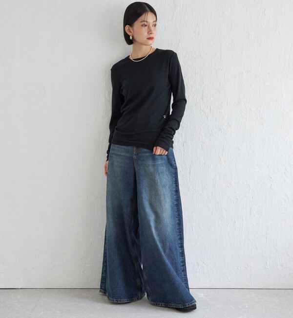 SHIPS for women「Wai＋:〈手洗い可能〉オーガニックコットン カットソー」|Tシャツ・カットソー|