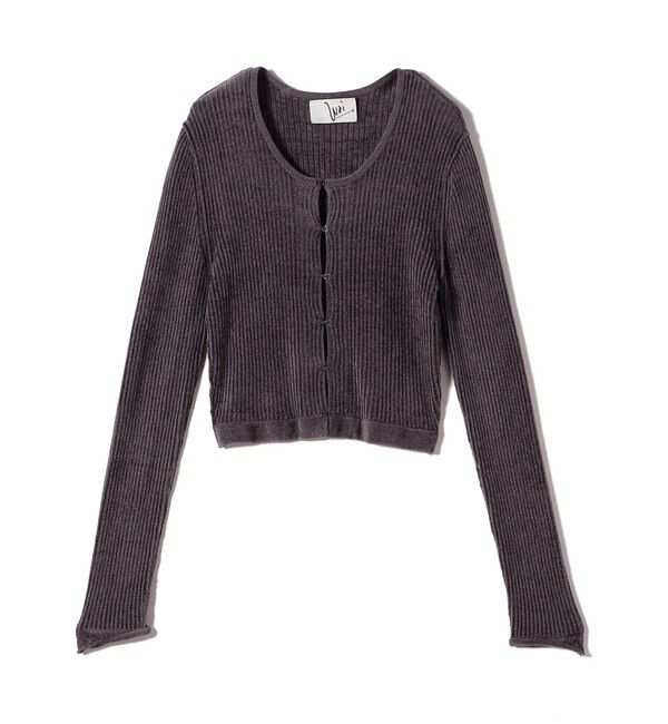 SHIPS for women「Wai＋:〈手洗い可能〉1/18ホック付 カーディガン」|カーディガン|