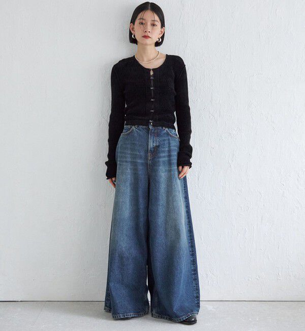 SHIPS for women「Wai＋:〈手洗い可能〉1/18ホック付 カーディガン」|カーディガン|