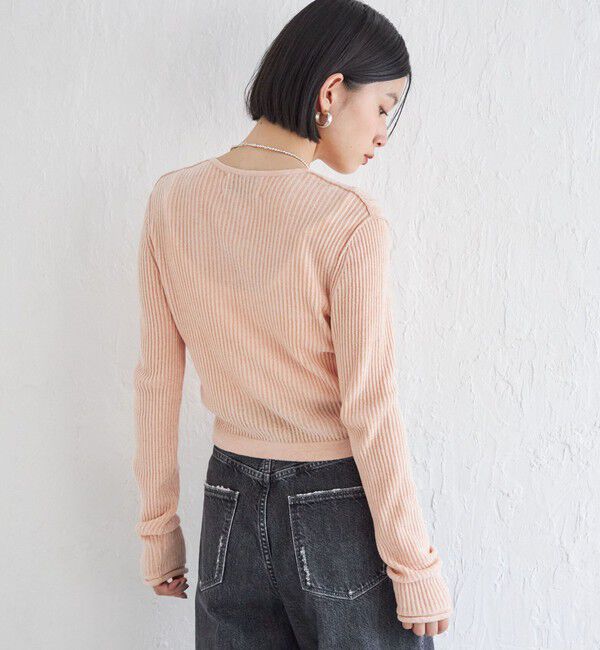 SHIPS for women「Wai＋:〈手洗い可能〉1/18ホック付 カーディガン」|カーディガン|