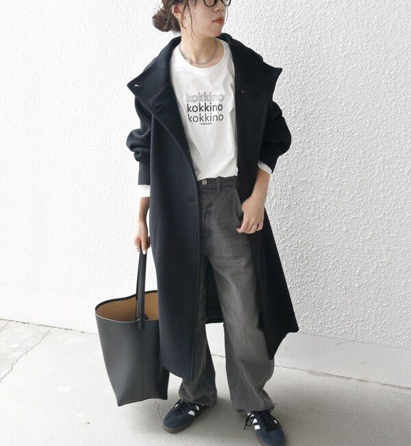 SHIPS any「SHIPS any: ノンミュールジングウール スタンドネック ロング コート」|その他|