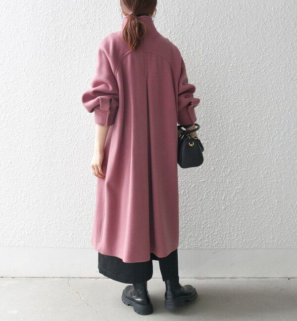 SHIPS any「SHIPS any: ノンミュールジングウール スタンドネック ロング コート」|その他|