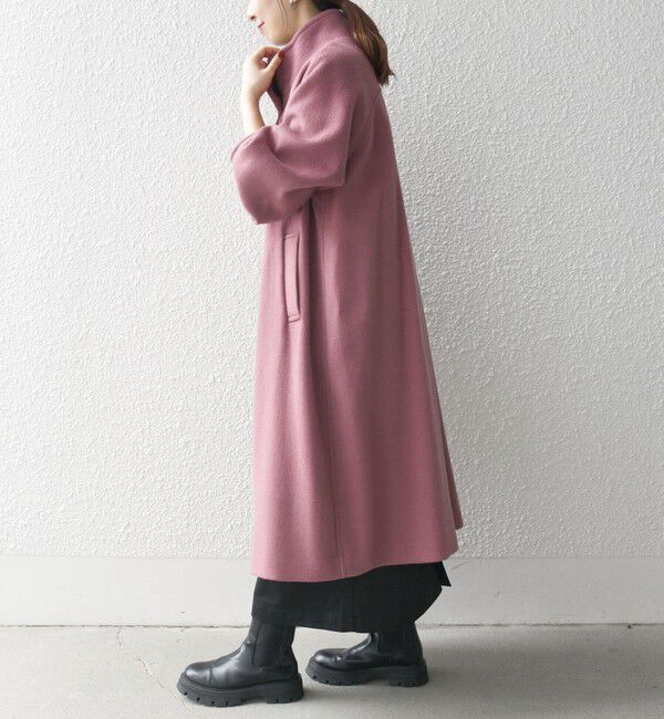 SHIPS any「SHIPS any: ノンミュールジングウール スタンドネック ロング コート」|その他|