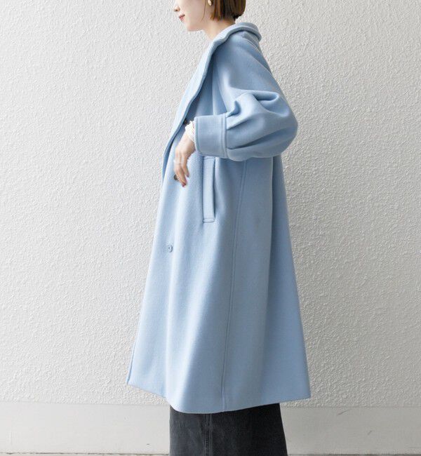 SHIPS any「SHIPS any: ノンミュールジングウール スタンドネック ロング コート」|その他|