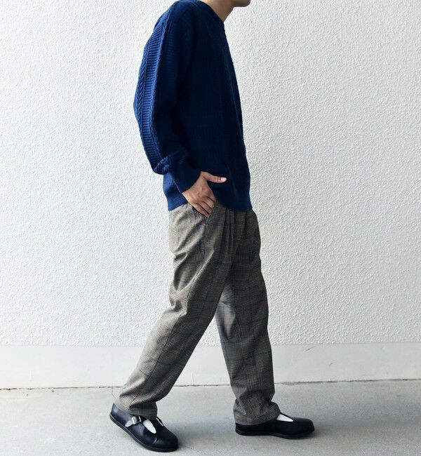 SHIPS any「SHIPS any:〈手洗い可能〉アラン / ガーター 編み リラックス クルーネック ニット◇」|ニット・セーター|