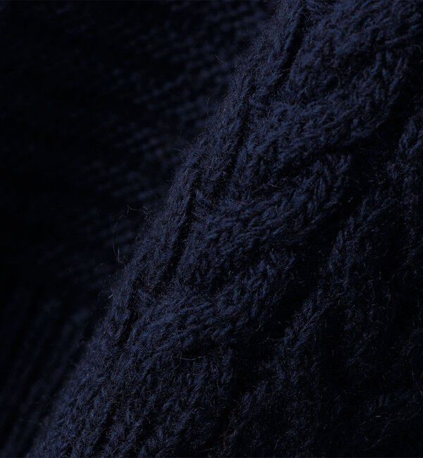 SHIPS any「SHIPS any:〈手洗い可能〉アラン / ガーター 編み リラックス クルーネック ニット◇」|ニット・セーター|