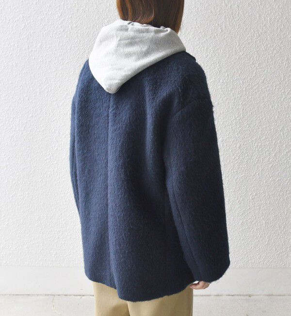SHIPS any「SHIPS any: ウール ミックス シャギー シングル コート」|その他|