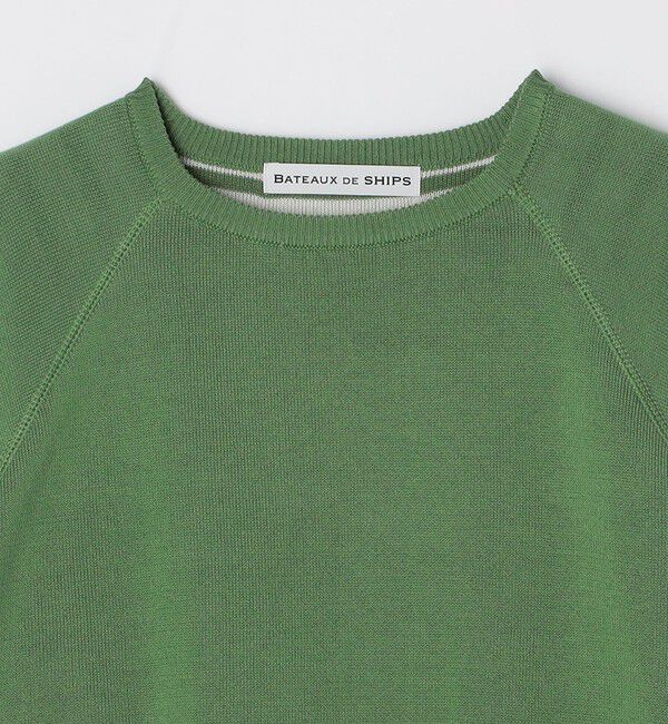 SHIPS「BATEAUX DE SHIPS:〈手洗い可能〉リバーシブル ラグランスリーブ スウェット セーター」|ニット・セーター|