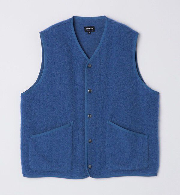 SHIPS「【SHIPS別注】ARPENTEUR: CONTOUR VEST」|ダウンベスト・ベスト|ブルー