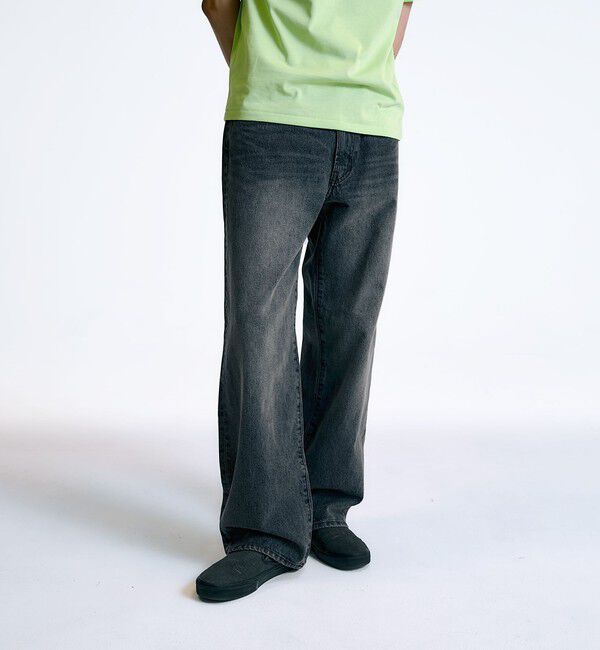 SHIPS「City Ambient Products: 12オンス ストレート バギー デニム パンツ」|デニム|