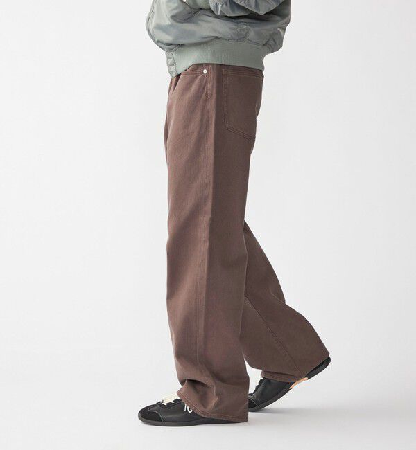 SHIPS「City Ambient Products: 12オンス ストレート バギー デニム パンツ」|デニム|