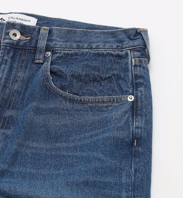 SHIPS「City Ambient Products: 12オンス ストレート バギー デニム パンツ」|デニム|