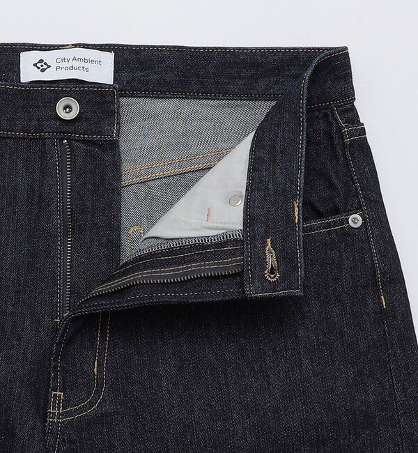 SHIPS「City Ambient Products: 12オンス ストレート バギー デニム パンツ」|デニム|