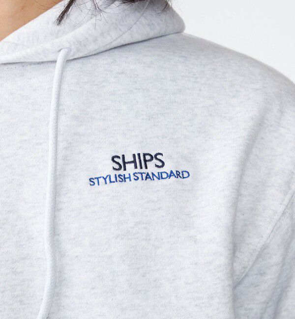 SHIPS「【WEB限定】SHIPS: SCREEN STARS(R) STYLISH STANDARD ロゴ 刺繍 パーカー」|パーカー|
