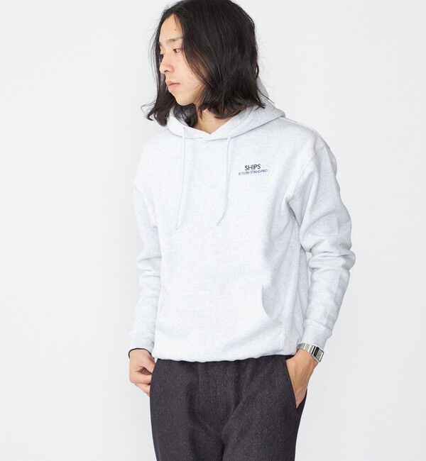 SHIPS「【WEB限定】SHIPS: SCREEN STARS(R) STYLISH STANDARD ロゴ 刺繍 パーカー」|パーカー|