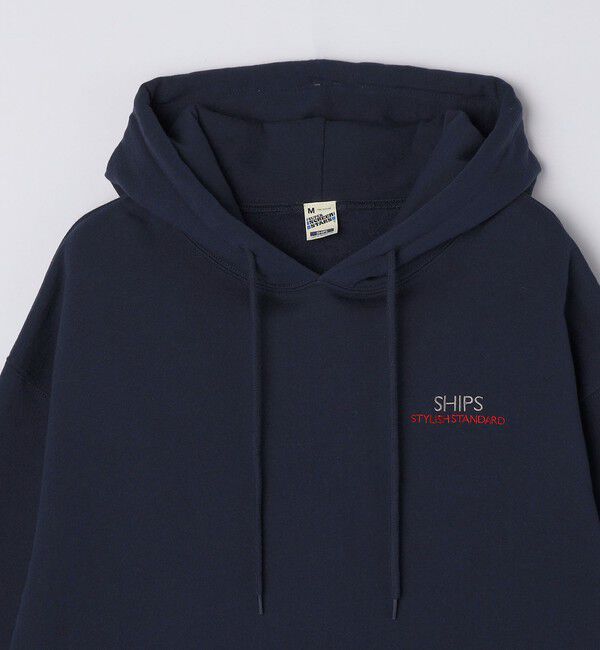 SHIPS「【WEB限定】SHIPS: SCREEN STARS(R) STYLISH STANDARD ロゴ 刺繍 パーカー」|パーカー|