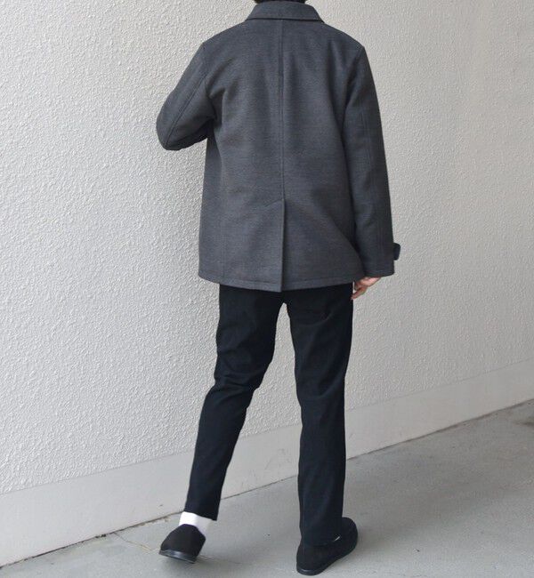 SHIPS any「SHIPS any: ウォーム メルトン シングル Pコート◇」|ピーコート|