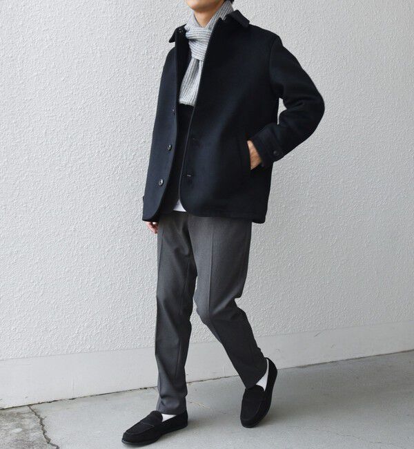 SHIPS any「SHIPS any: ウォーム メルトン シングル Pコート◇」|ピーコート|