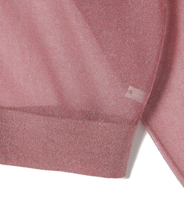 SHIPS for women「〈手洗い可能〉イタリーヤーン ラメ ショート カーディガン」|カーディガン|