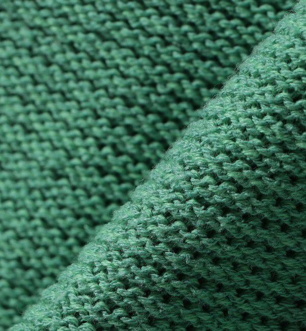 SHIPS any「SHIPS any: シルク コットン レースアップ ニット プルオーバー」|ニット・セーター|