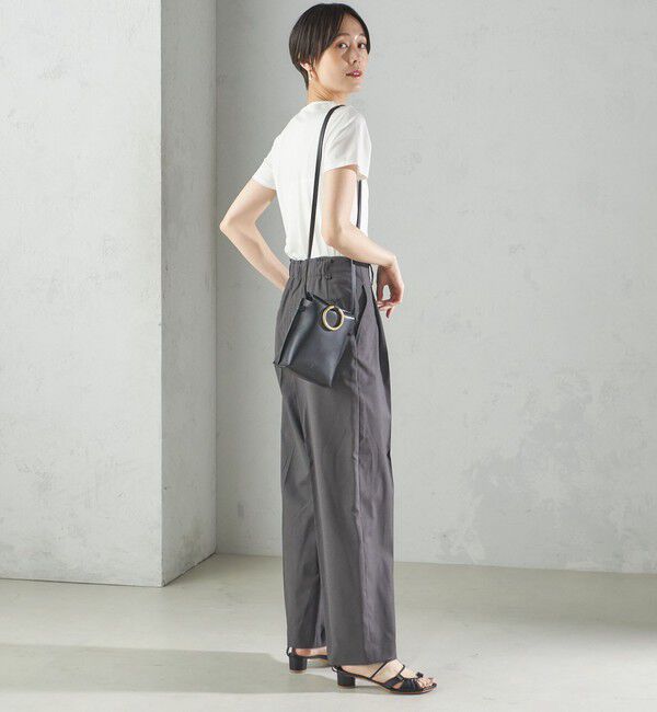 SHIPS for women「〈手洗い可能〉SORONA(R) クルーネック TEE」|Tシャツ・カットソー|