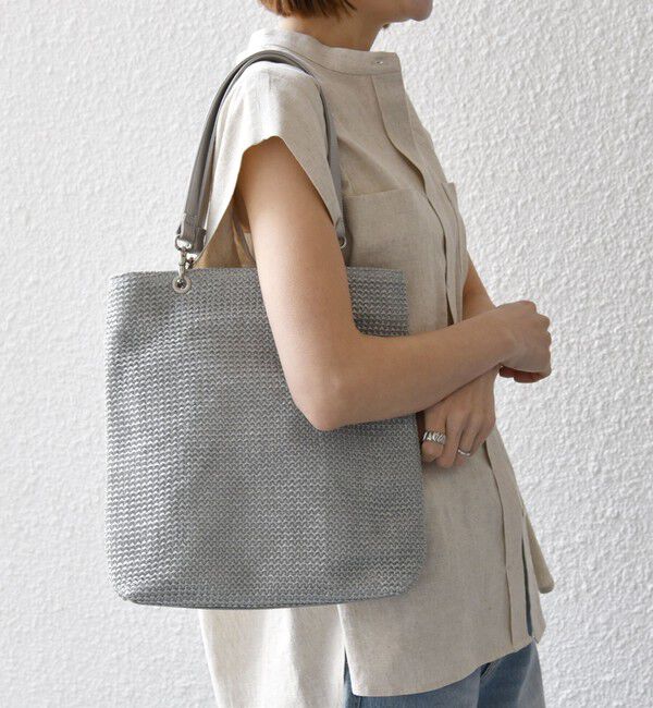 SHIPS any「《一部追加予約》SHIPS any: スクエア メッシュ ハンドル トート バッグ 26SS」|トートバッグ|