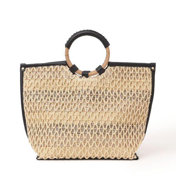 SHIPS any「SHIPS any: マルチボーダー クロシェ ペーパー トート バッグ」|トートバッグ|