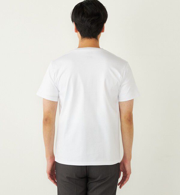 SHIPS Colors 「SHIPS Colors:〈接触冷感〉シルケット コットン Vネック TEE◇」|Tシャツ・カットソー|