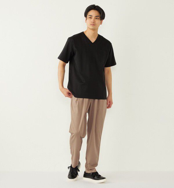 SHIPS Colors 「SHIPS Colors:〈接触冷感〉シルケット コットン Vネック TEE◇」|Tシャツ・カットソー|