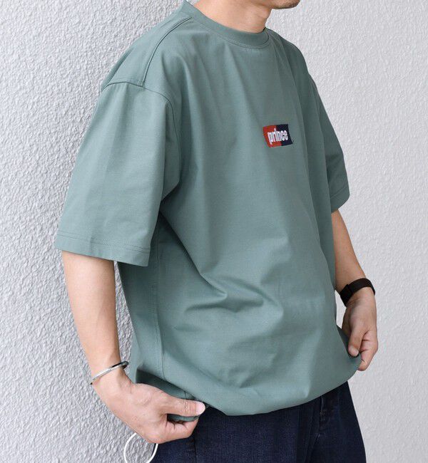 SHIPS any「【SHIPS any別注】prince:〈吸水速乾/UVカット/遮熱〉ボックス ロゴ 刺繍 スピンドル Tシャツ◇」|Tシャツ・カットソー|