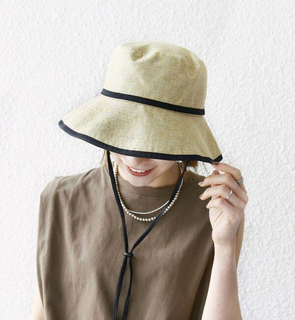 SHIPS any「《一部追加予約》SHIPS any: ループ付き パイピング ハット」|ハット|