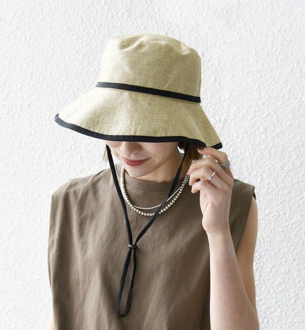 SHIPS any「《一部追加予約》SHIPS any: ループ付き パイピング ハット」|ハット|