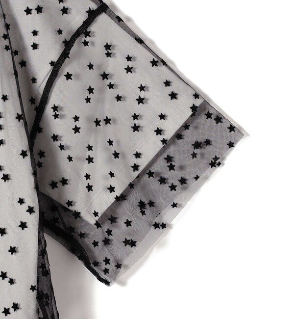 SHIPS for women「【WEB限定】スター チュール レイヤード TEE」|Tシャツ・カットソー|