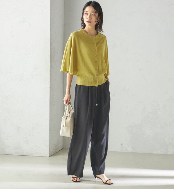 SHIPS for women「〈手洗い可能〉ホール ガーメント ケープ デザイン カーディガン」|カーディガン|