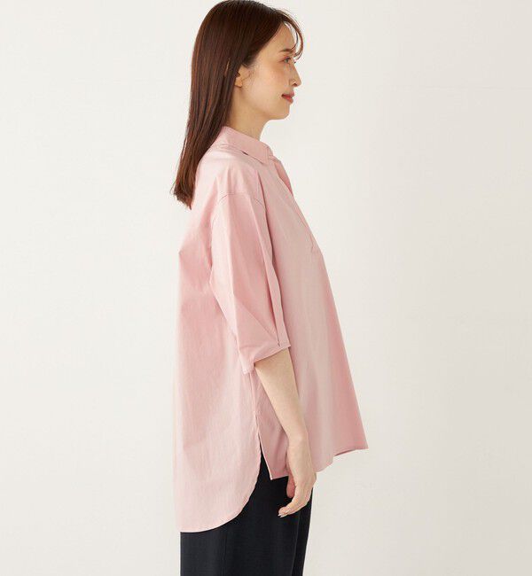 SHIPS Colors 「《追加予約》SHIPS Colors:〈手洗い可能〉ストレッチ スキッパー シャツ◆」|シャツ・ブラウス|