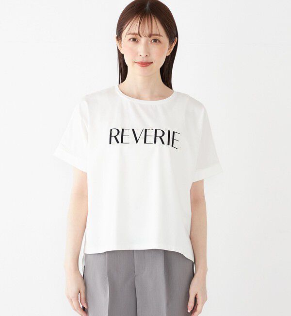 SHIPS Colors 「SHIPS Colors:〈接触冷感・手洗い可能〉フロッキー ロゴ ドルマン Tシャツ◇」|Tシャツ・カットソー|