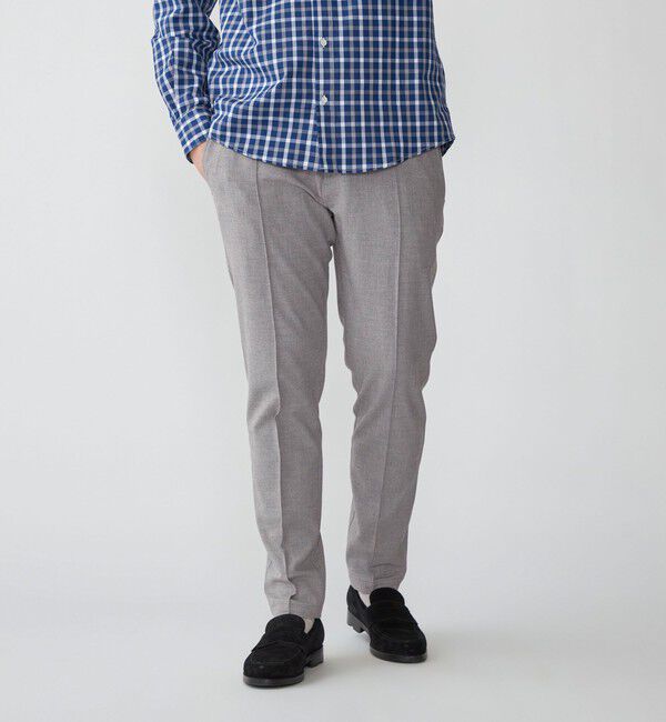 SHIPS「SHIPS: スリム  ピンタック スラックス」|チノ|