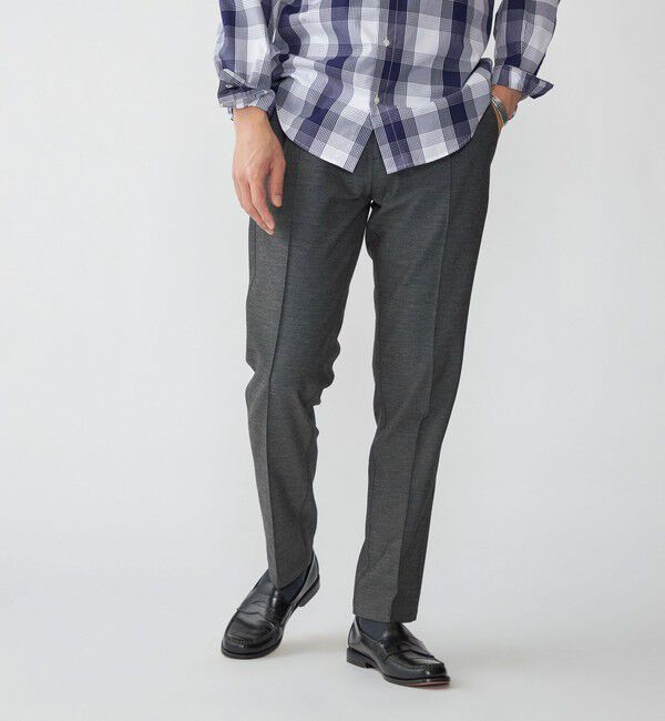 SHIPS「SHIPS: スリム  ピンタック スラックス」|チノ|