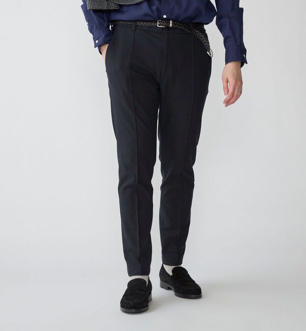 SHIPS「SHIPS: スリム  ピンタック スラックス」|チノ|