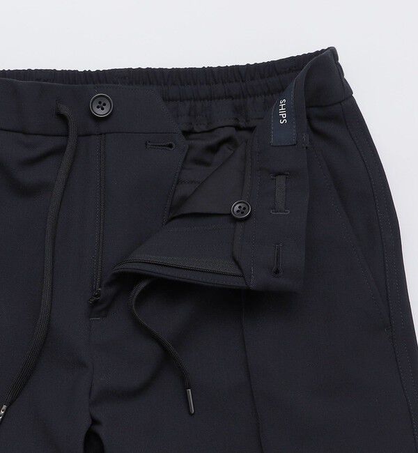 SHIPS「SHIPS: スリム  ピンタック スラックス」|チノ|