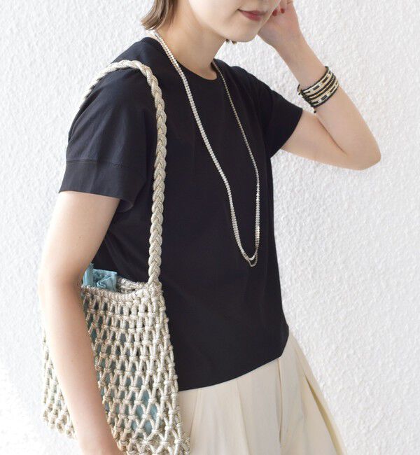 SHIPS for women「〈接触冷感 / UVカット〉コクーン フレンチ スリーブ プルオーバー」|Tシャツ・カットソー|